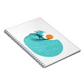 fレトロヴィンテージサーファービーチ ノートブック (右側)