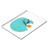 fレトロヴィンテージサーファービーチ ノートブック (左側)