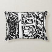 F中世モノグラムアールヌーボー アクセントクッション (正面)