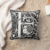 F中世モノグラムアールヌーボー クッション (ブランケット)