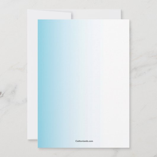 F医学博士の卒業招待状 招待状 (裏面)