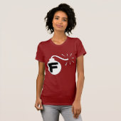 F爆弾のTシャツ Tシャツ (正面フル)