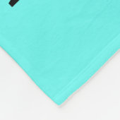 F爆弾を落とすおもしろいなサッカーのお母さん フリースブランケット (角)