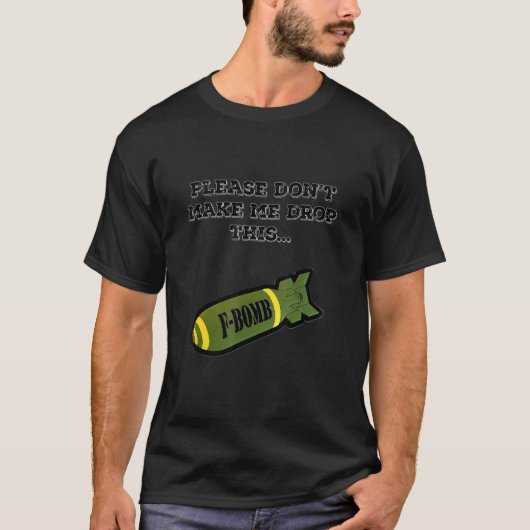 F爆弾投下F爆撃機3 Tシャツ (正面)