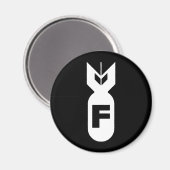 F爆弾磁石 マグネット (正面/裏面)