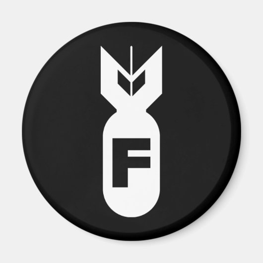 F爆弾磁石 マグネット (正面)