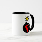 f爆弾 マグカップ (正面右)