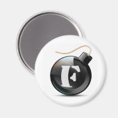 F爆弾 マグネット (正面/裏面)