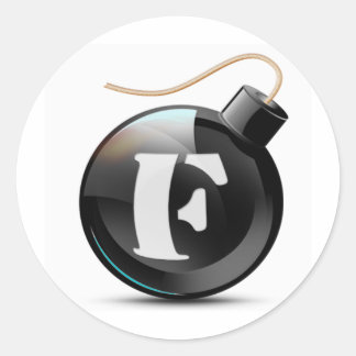 F爆弾 ラウンドシール