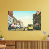 F通りからの第5通りの北ビュー キャンバスプリント (インサイチュ (リビング))