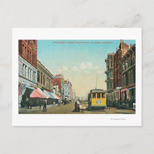 F通りからの第5通りの北ビュー ポストカード (正面)