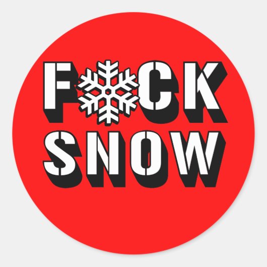 F雪 ラウンドシール (正面)