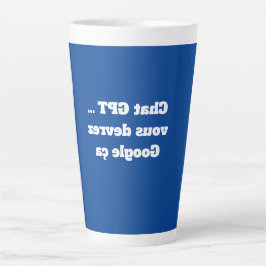 F004チャットGPT ... vous devrez Google sca カフェラテマグ