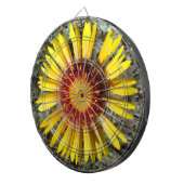 F1イエローワイルドフラワーガイラディア ダーツボード (正面右)