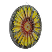 F1イエローワイルドフラワーガイラディア ダーツボード (正面左)