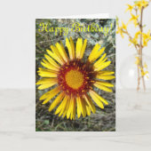 F1イエローワイルドフラワーガイラルディア カード (黄色い花)