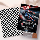 F1ツーレースカージョイント誕生日 招待状