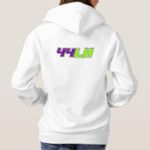 F1フード付きスウェットシャツ | 44時代への献上品 パーカ (裏面)