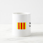 f1波は、これではないです"残骸旗" コーヒーマグカップ (中央)