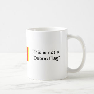f1波は、これではないです"残骸旗" コーヒーマグカップ