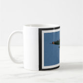 F100サベルすごいベトナム戦争退役軍人 コーヒーマグカップ (左)