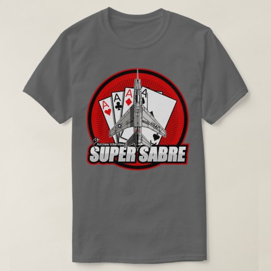 F100 すごい Sabre (2) Tシャツ (デザイン正面)