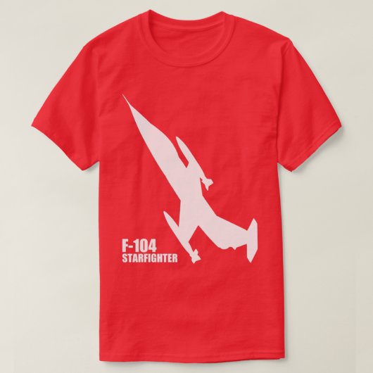 F104スターファイター(2) Tシャツ (デザイン正面)