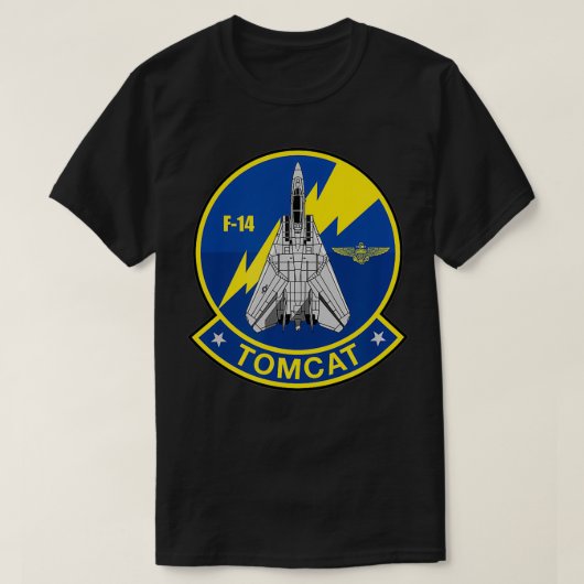 F14 Tomcat Patch2 Tシャツ (デザイン正面)