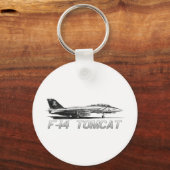 F14 Tomcat VF-103 Jolly Rogers - drawing キーホルダー (正面)