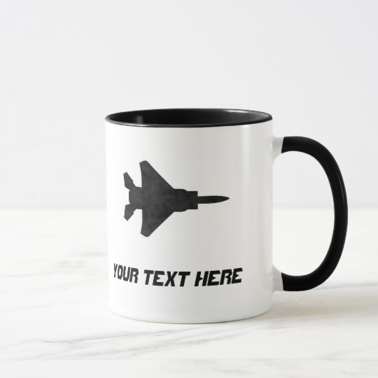 F15イーグル戦闘機ジェットシルエット空軍機 マグカップ Zazzle Co Jp