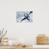 F16の侵略者が陣地に連絡在る ポスター (キッチン)