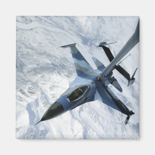 F16の侵略者が陣地に連絡在る マグネット (正面)