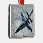 F16の侵略者が陣地に連絡在る メタルオーナメント (右)