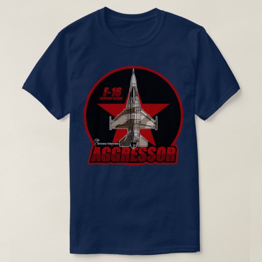 F16アグレッサー2 Tシャツ (デザイン正面)