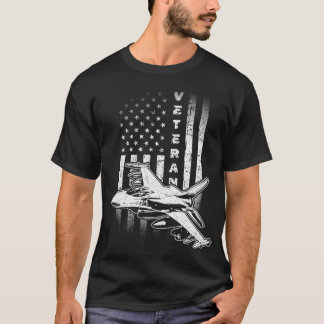 F16ファイタージェット退役軍人パイロットクルー軍隊US Fla Tシャツ