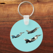 F16x 3 キーホルダー (正面)