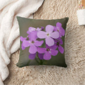 F19紫ワイルドフラワーズロケット クッション (ブランケット)