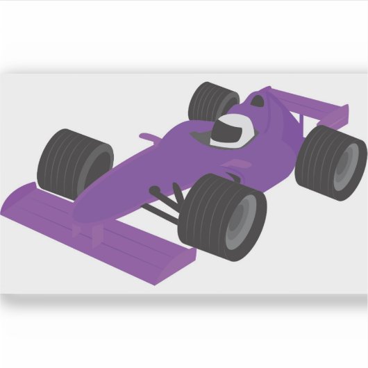F1 レースカー シール (正面)