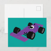 F1 レースカー ポストカード (正面/裏面)