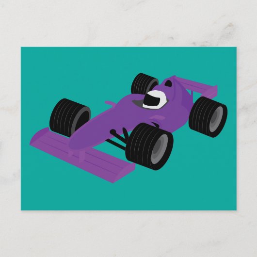 F1 レースカー ポストカード (正面)