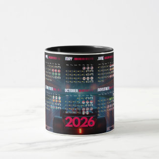 F1 2026 Calendar Mug マグカップ
