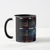 F1 2026 Calendar Mug マグカップ (左)