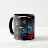 F1 2026 Calendar Mug マグカップ (正面左)
