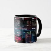 F1 2026 Calendar Mug マグカップ (正面右)