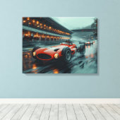 F1 Dreams 001 - Stretted Canvas Print キャンバスプリント (インサイチュ (ウッドフロア))