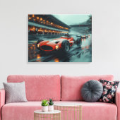 F1 Dreams 001 - Stretted Canvas Print キャンバスプリント (インサイチュ (リビング))