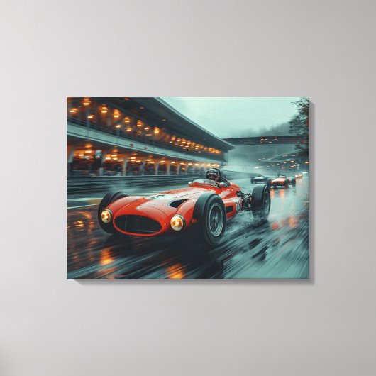 F1 Dreams 001 - Stretted Canvas Print キャンバスプリント (正面)
