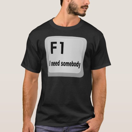 F1 Iの必要性誰か Tシャツ (正面)