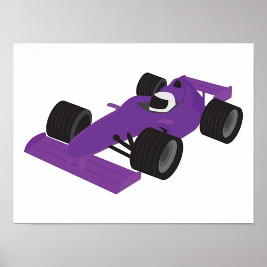 F1 Race Car ポスター (正面)