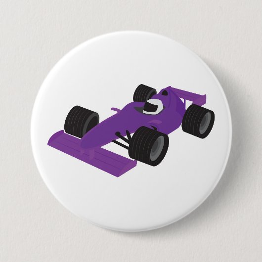 F1 Race Car 缶バッジ (正面)
